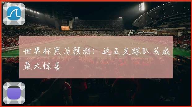 世界杯黑马预测：这五支球队或成最大惊喜